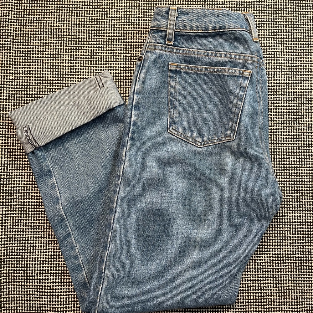 LL Bean wide leg jeans